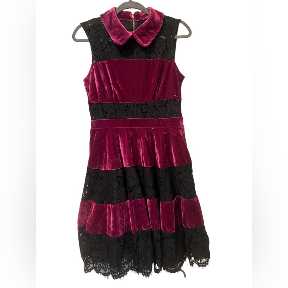 Venus Velvet & Lace Steampunk Dress Size 8